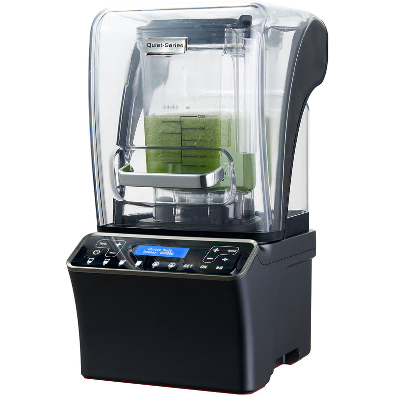Professional High-Speed Blender with Sound Enclosure 2 Litres 1500W 220x260x425mm - E8