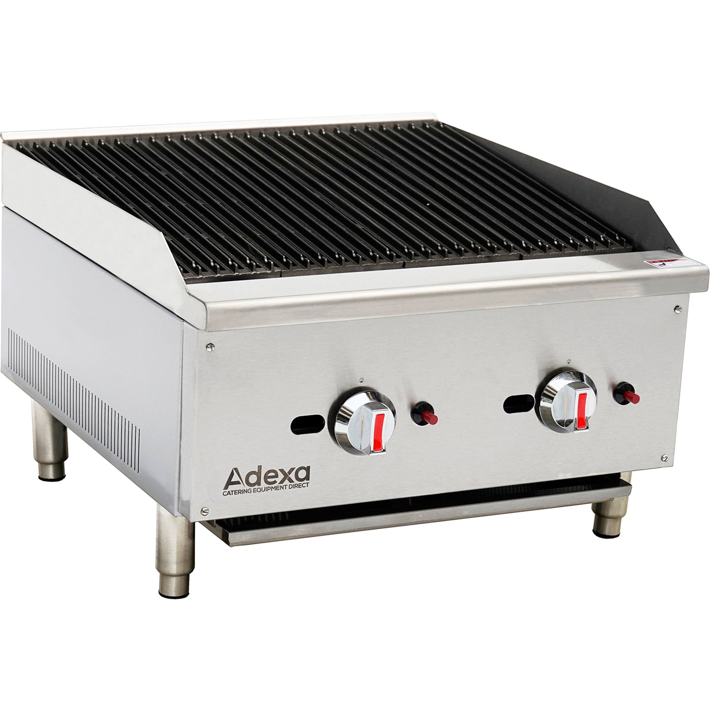 Professional Natural Gas Chargrill 2 burners 15kW - ECB24S