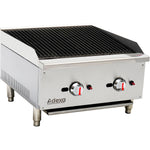 Professional Natural Gas Chargrill 2 burners 15kW - ECB24S