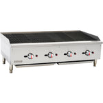 Professional Natural Gas Chargrill 4 burners 30kW - ECB48S