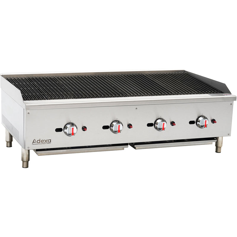 Professional Natural Gas Chargrill 4 burners 30kW - ECB48S