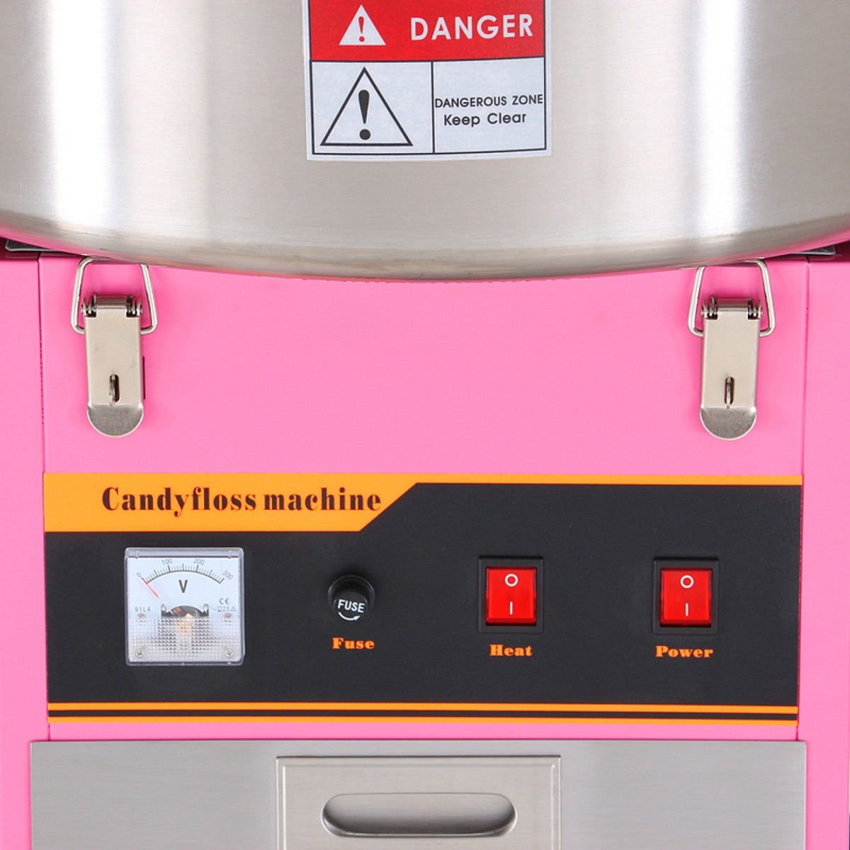 Candy Floss Machine 60 pcs/hour 520mm - HEC03