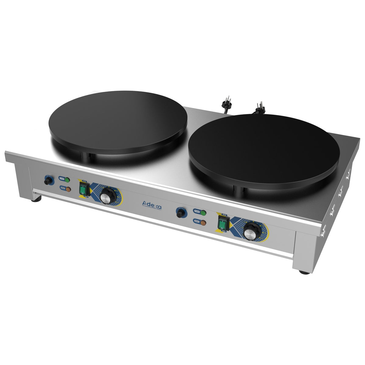 Commercial Electric Double Crepe Maker 2 x 400mm 6kW - ECM2