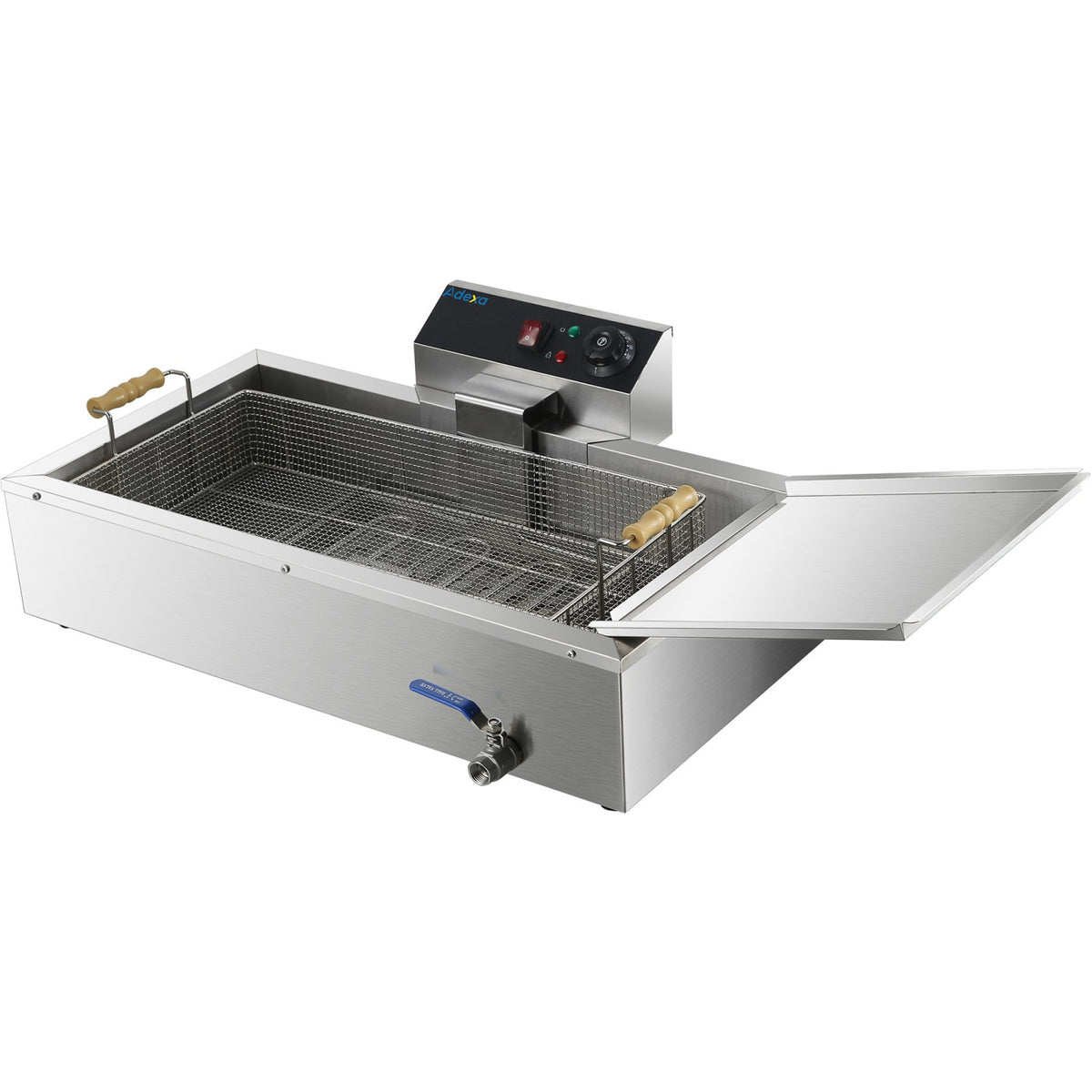 Commercial Fryer Single Electric 13 litre 3.9kW Countertop Drainage tap - EF13L