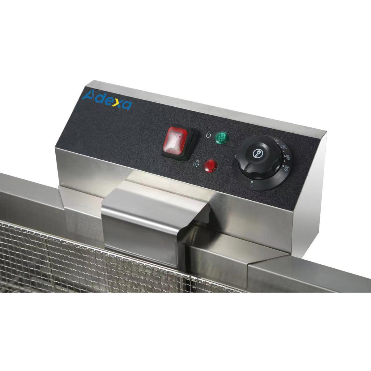 Commercial Fryer Single Tank Dual Zone Electric 26 litre 7.8kW Countertop Drainage tap - EF26L