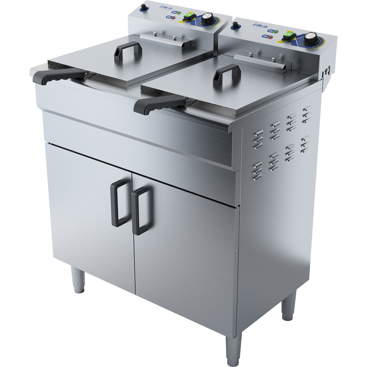 Commercial Fryer Double Electric 2x16 litre 6kW Free standing - EF162VC
