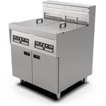 Professional Free Standing Electric Fryer Triple Tank (28L + 2 x 14L) 800x800x1100 mm - EF18C2