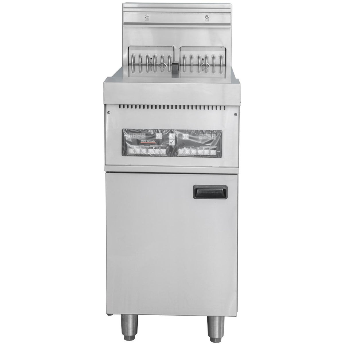 Professional Free Standing Electric Fryer Double Tank 2 x 14L 400x800x1100 mm - EF9C2