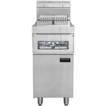 Professional Free Standing Electric Fryer Single Tank 28L 400x800x1100 mm - EF9C