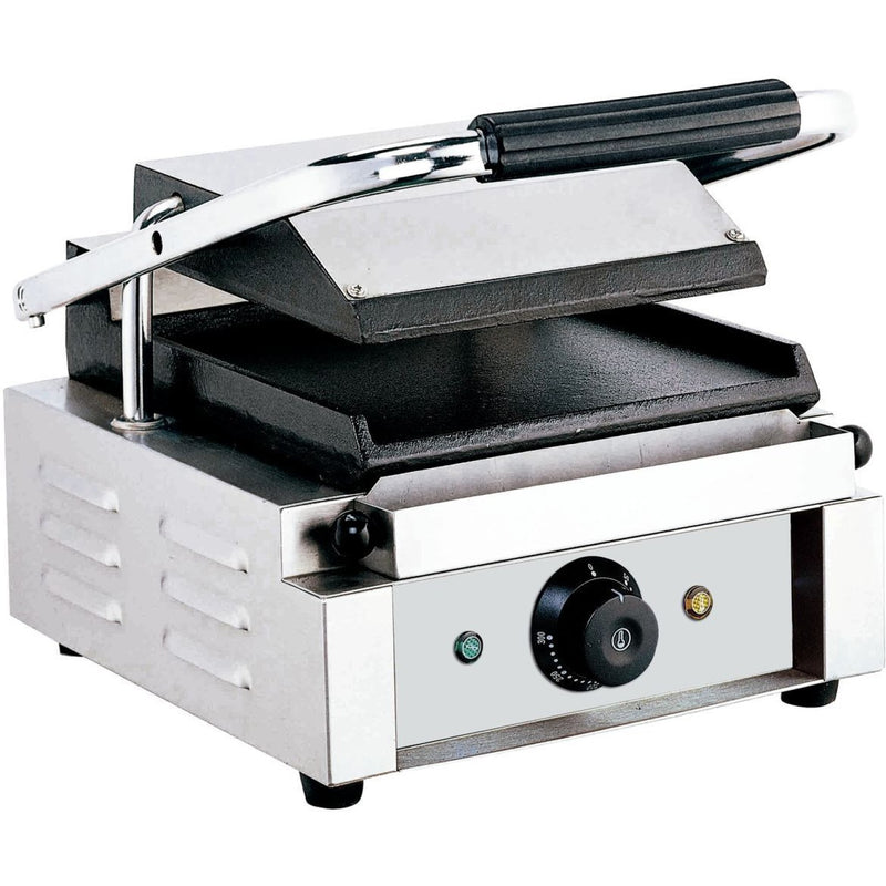 Heavy Duty Panini Contact grill Single Smooth - EG01B