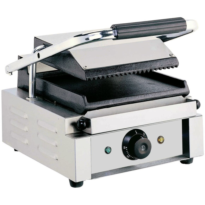 Heavy Duty Panini Contact grill Single Ribbed/Smooth - EG01C