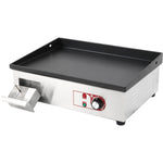 Commercial Griddle Smooth 540x380mm Enamelled plate 2.2kW Electric - EG5438