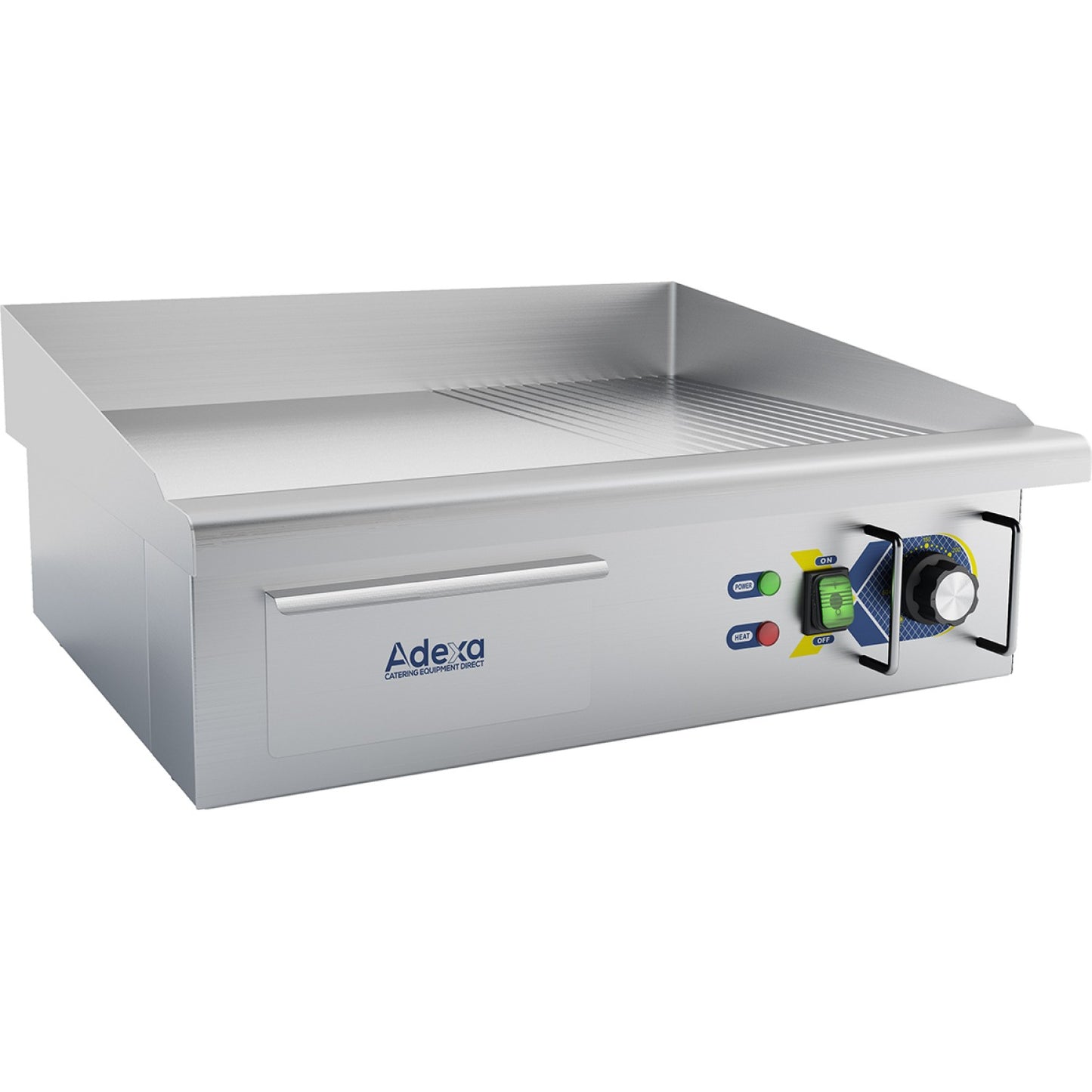 Commercial Griddle Smooth/Ribbed 560x500x240mm 3kW Electric - EG5482