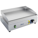 Commercial Griddle Smooth 550x417x240mm Chromed 2.4kW Electric - EG550D