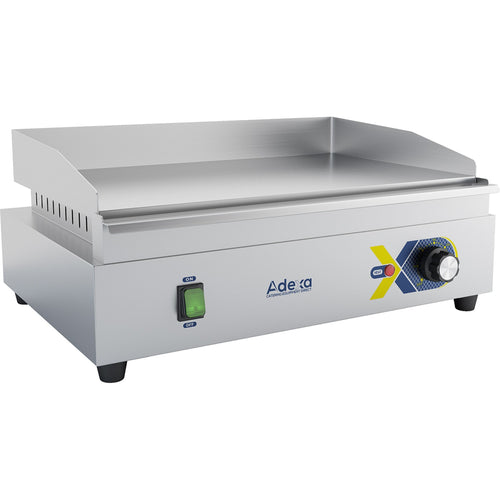 Commercial Griddle Smooth 550x417x240mm Chromed 2.4kW Electric - EG550D