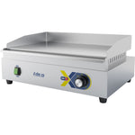 Commercial Griddle Smooth 550x417x240mm Chromed 2.4kW Electric - EG550D