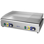 Commercial Electric Countertop Griddle 1/3 Ribbed Chrome Plate 720×477×232mm - EG720D2H