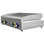 Commercial Electric Countertop Griddle 1/3 Ribbed Chrome Plate 720×477×232mm - EG720D2H