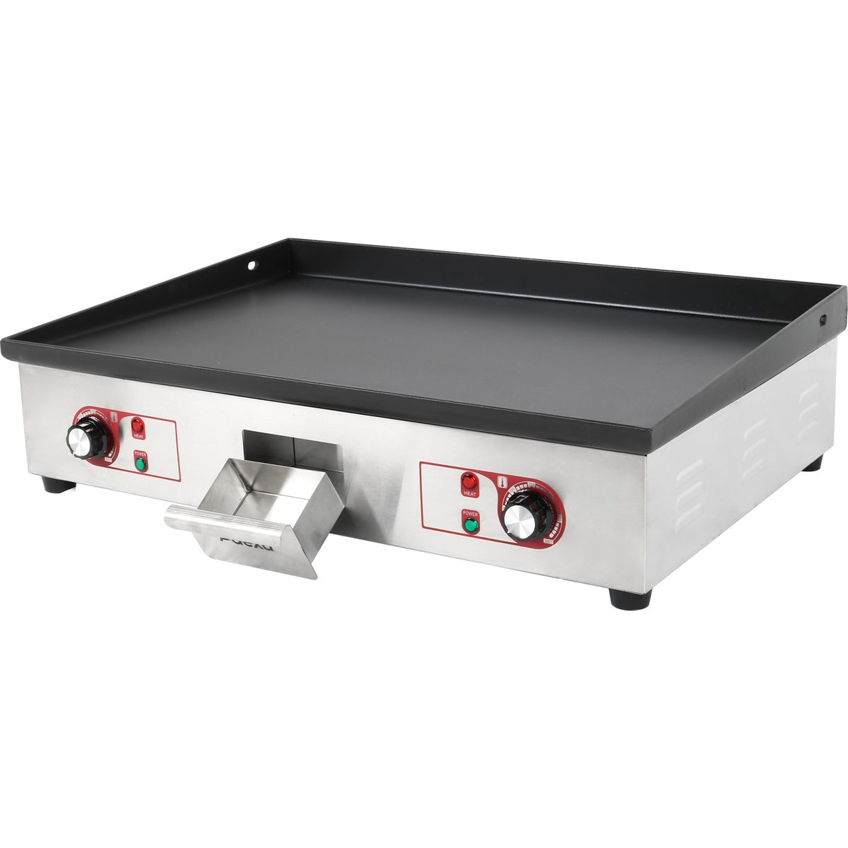 Commercial Griddle Smooth 730x500mm Enamelled plate 3kW Electric - EG7350
