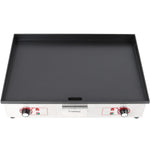 Commercial Griddle Smooth 730x500mm Enamelled plate 3kW Electric - EG7350