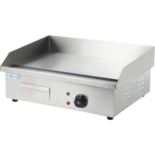 Commercial Griddle Smooth 550x400x200mm 3kW Electric - EG818B