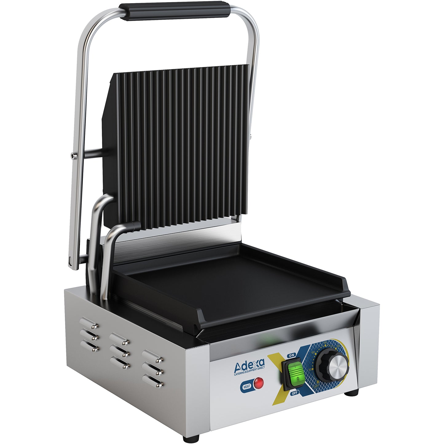Heavy Duty Panini Contact grill Single Ribbed/Smooth - EGD10B