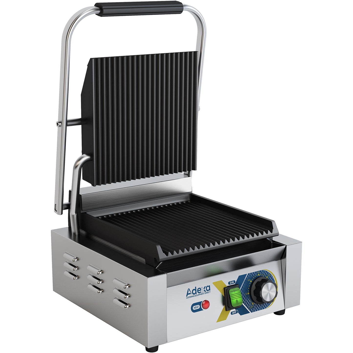 Heavy Duty Panini Contact grill Single Ribbed - EGD10C