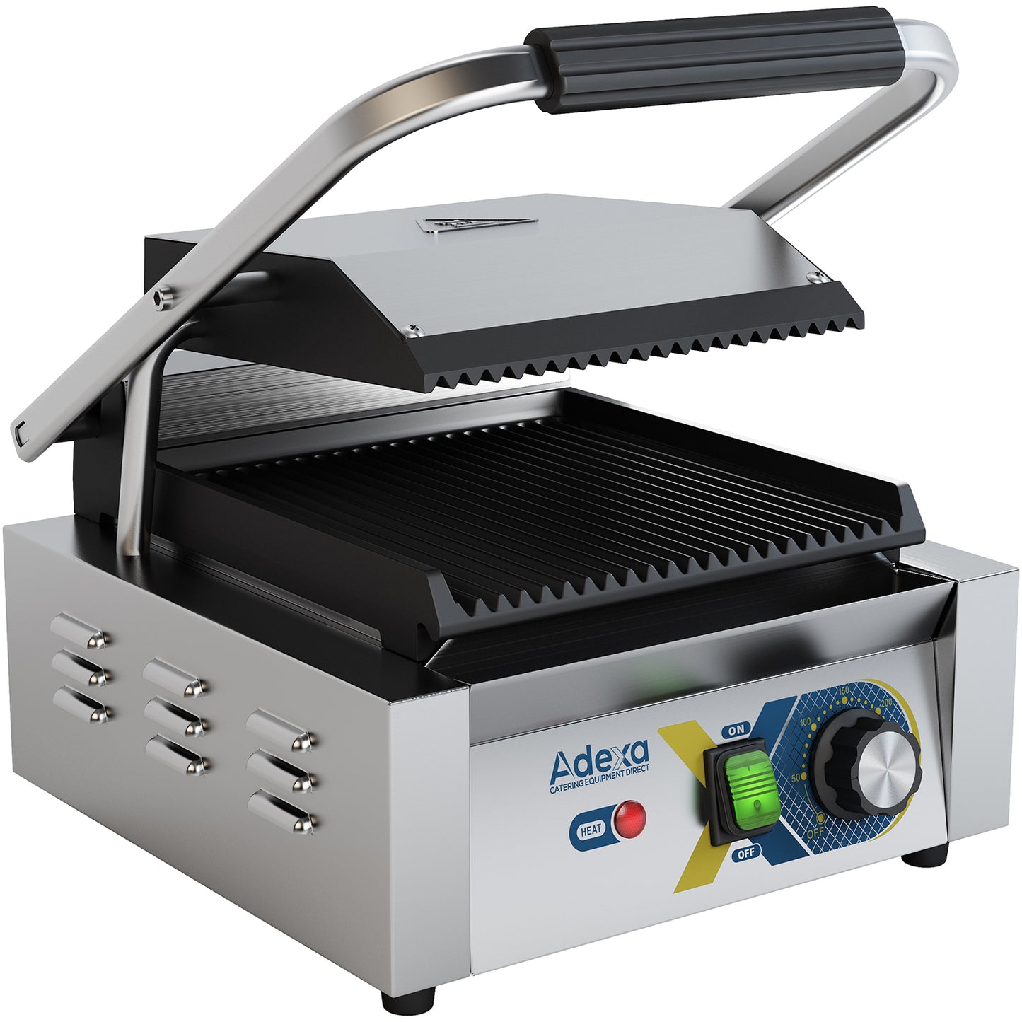 Heavy Duty Panini Contact grill Single Ribbed - EGD10C