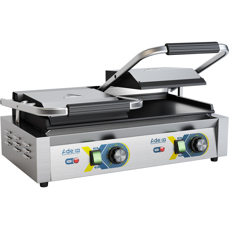 Heavy Duty Panini Contact grill Double Smooth - EGD20A