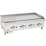 Premium Commercial Gas Griddle Smooth plate 4 burners 30kW Countertop - EGG48S
