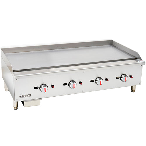 Premium Commercial Gas Griddle Smooth plate 4 burners 30kW Countertop - EGG48S
