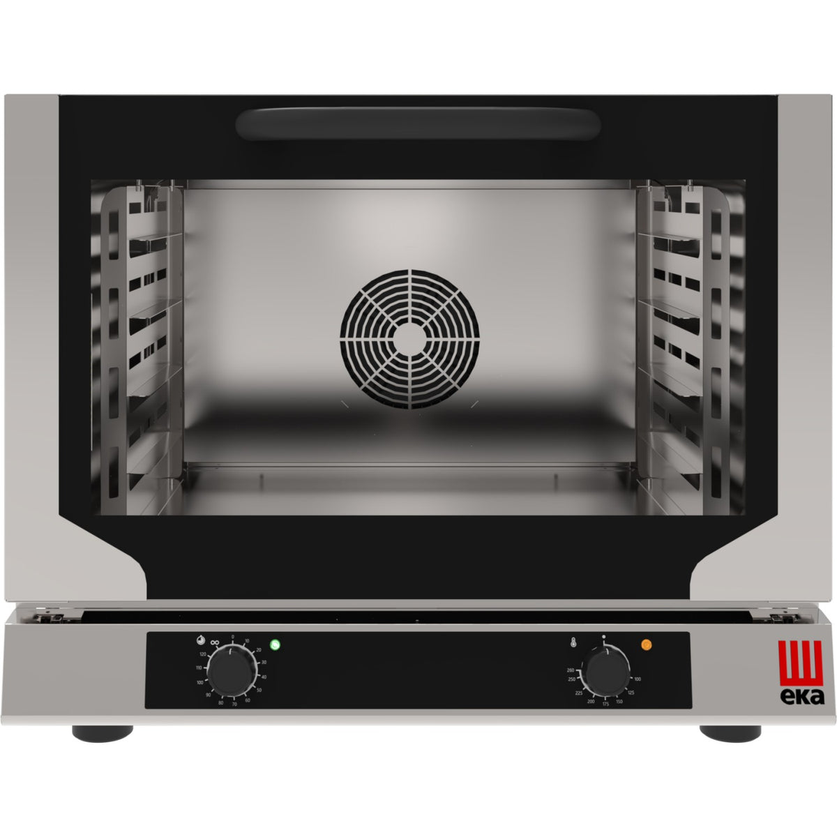 Professional Convection Oven Electric with Manual Controls 4 Trays 600x400mm Tilt Door | Tecnoeka EKF464NP - EKF464NP