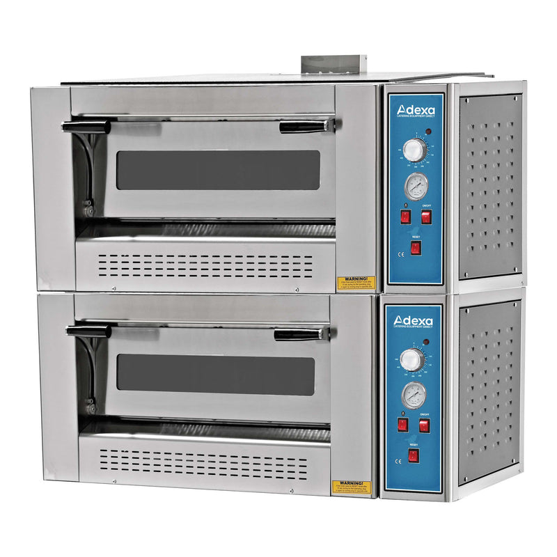 Gas Pizza Oven 2 Chambers, Capacity 2 x 4 Pizzas of 12'' - EMP44G