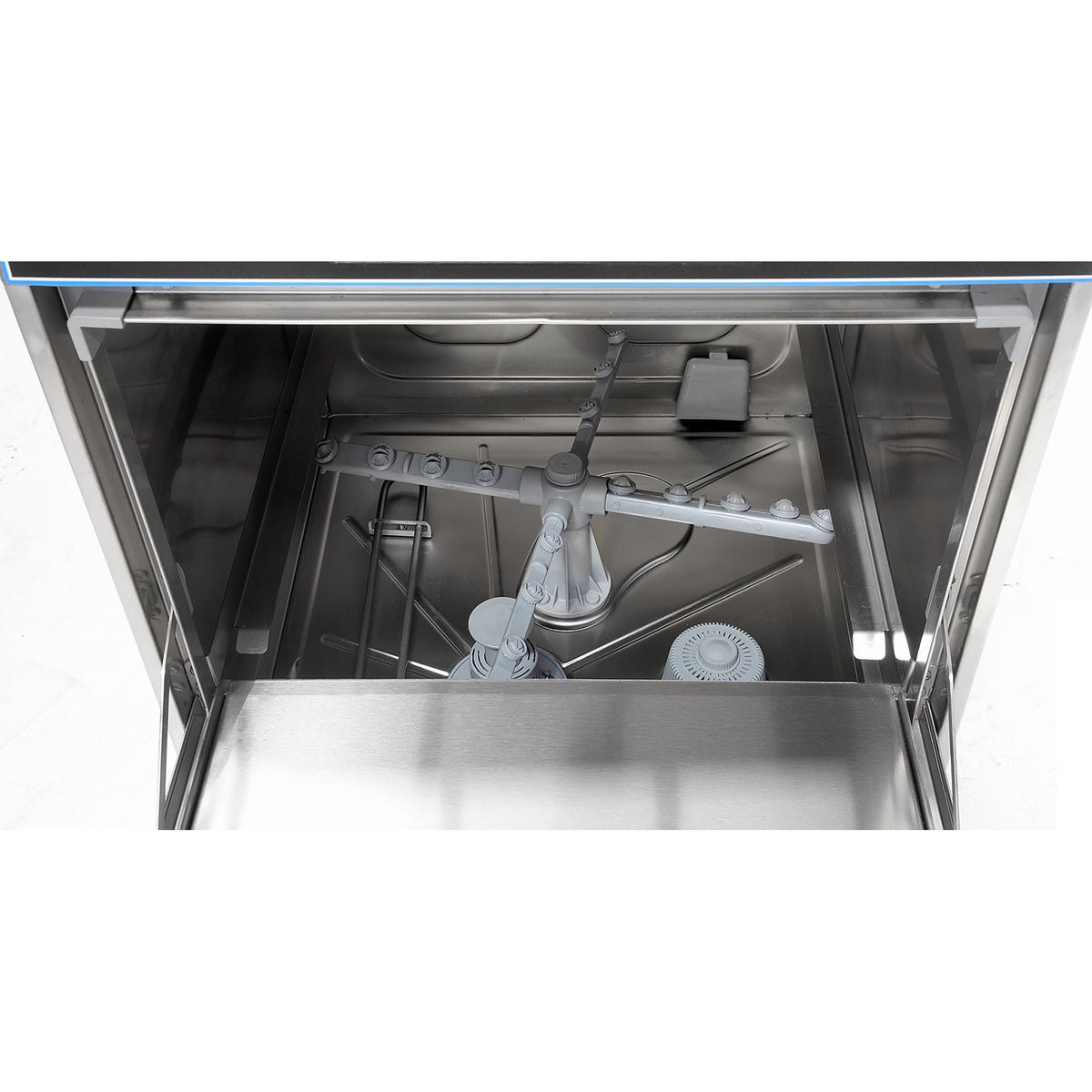 Commercial Dishwasher 540 plates/hour 500mm basket Drain pump Detergent pump Rinse aid pump - EMP500