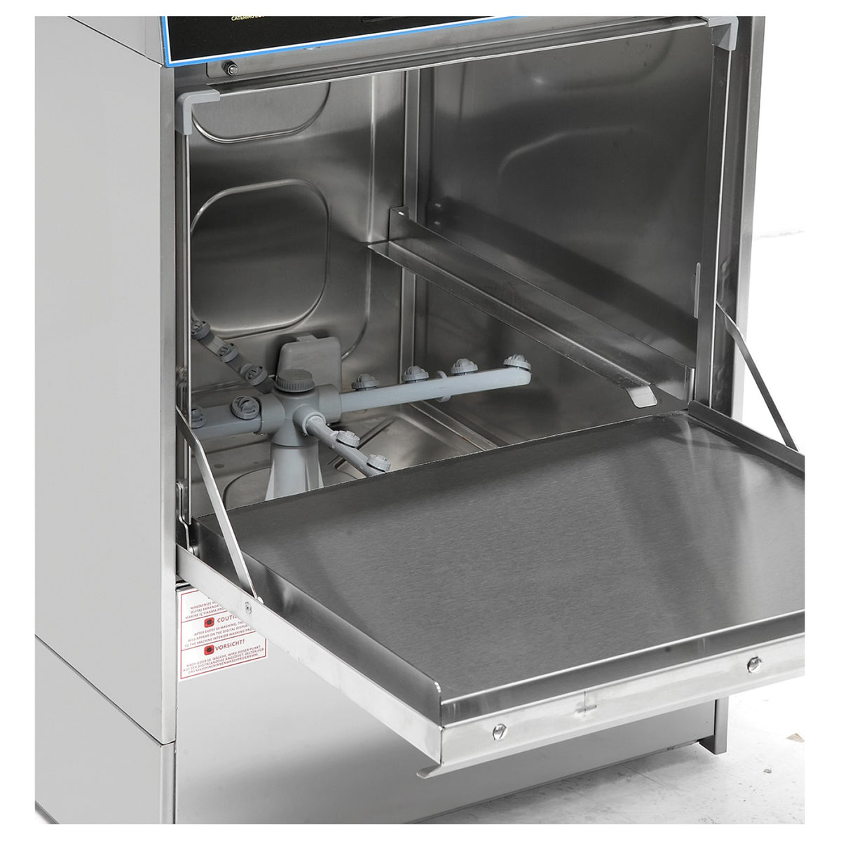 Commercial Dishwasher 540 plates/hour 500mm basket Drain pump Detergent pump Rinse aid pump - EMP500