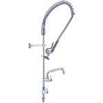 Pre Rinse Spray Unit with Swing faucet Deck mount Single inlet Height 1000mm Stainless steel - EQ2803A12