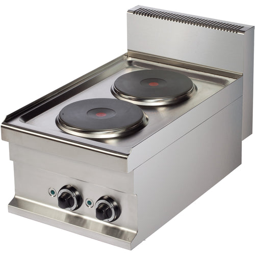 Electric boiling top 2 plates 5.2kW | Hotmax 700 ER711S - ER711S