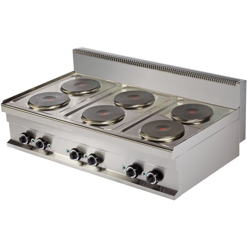 Electric boiling top 6 plates 15.6kW | Hotmax 700 ER731S - ER731S