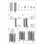 Economic Design Rack Trolley Dual Row 2x15 Tiers for 600x400mm Sheet Pans - ERT6415X2
