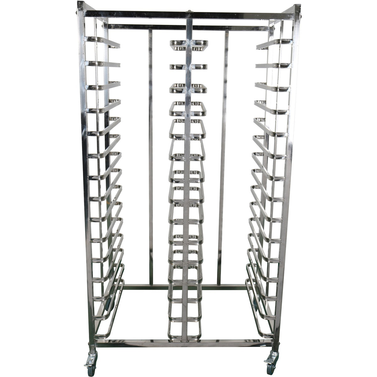 Design Rack Trolley Dual Row 2x15 Tiers for 660x460mm Sheet Pans - ERT7515X2