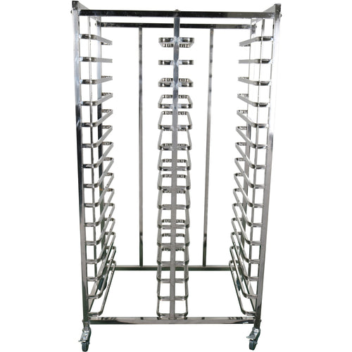Economic Design Rack Trolley Dual Row 2x15 Tiers for 600x400mm Sheet Pans - ERT6415X2