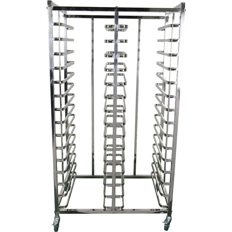 Design Rack Trolley Dual Row 2x15 Tiers for 660x460mm Sheet Pans - ERT7515X2