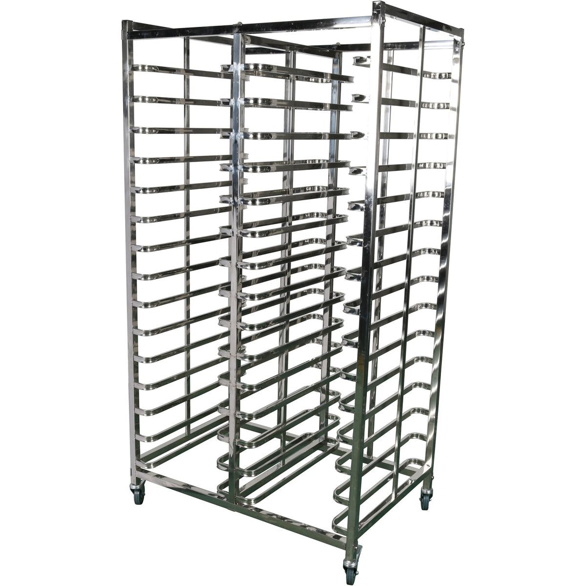 Design Rack Trolley Dual Row 2x15 Tiers for 660x460mm Sheet Pans - ERT7515X2