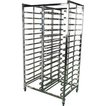 Design Rack Trolley Dual Row 2x15 Tiers for 660x460mm Sheet Pans - ERT7515X2