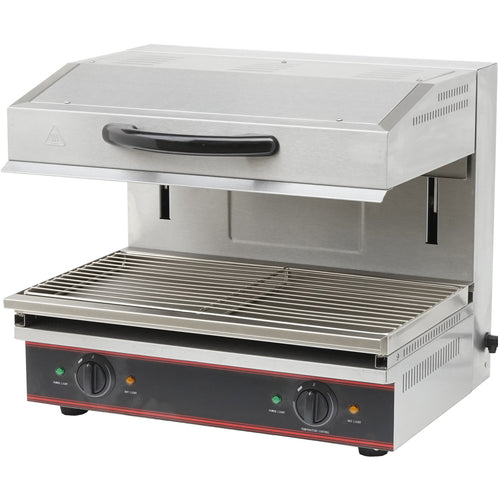 Commercial Lift Salamander grill 3kW 590x320mm grid Adjustable height - ES3000L