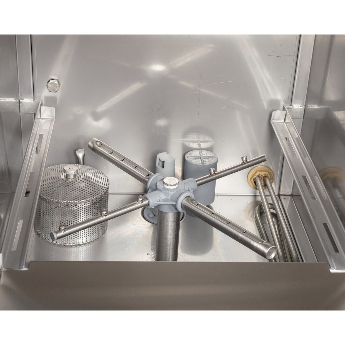 Commercial Glasswasher with 400mm Basket and Rinse & Detergent Pump | EVW16 - MADE IN EUROPE - EVW16