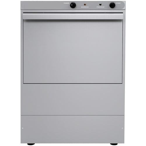 Commercial Glasswasher with 350mm Basket and Rinse Pump | EVW12 - MADE IN EUROPE - EVW12