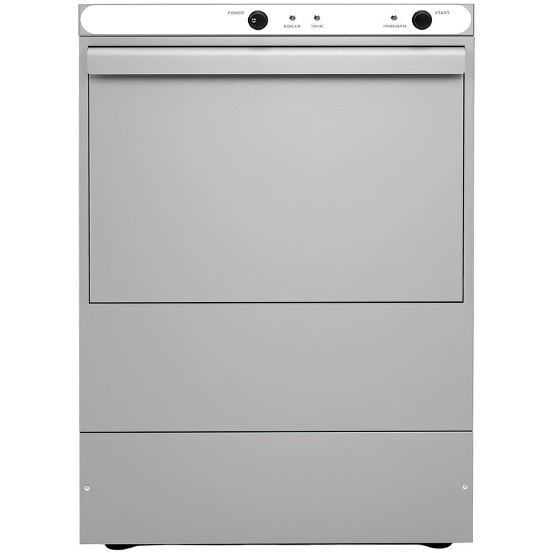 Commercial Glasswasher with 400mm Basket and Rinse & Detergent Pump | EVW16 - MADE IN EUROPE - EVW16