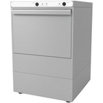 Commercial Glasswasher with 400mm Basket and Rinse & Detergent Pump | EVW16 - MADE IN EUROPE - EVW16