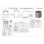Commercial Dishwasher with 500mm Basket Rinse & Detergent Pump | EVW22 - MADE IN EUROPE - EVW22
